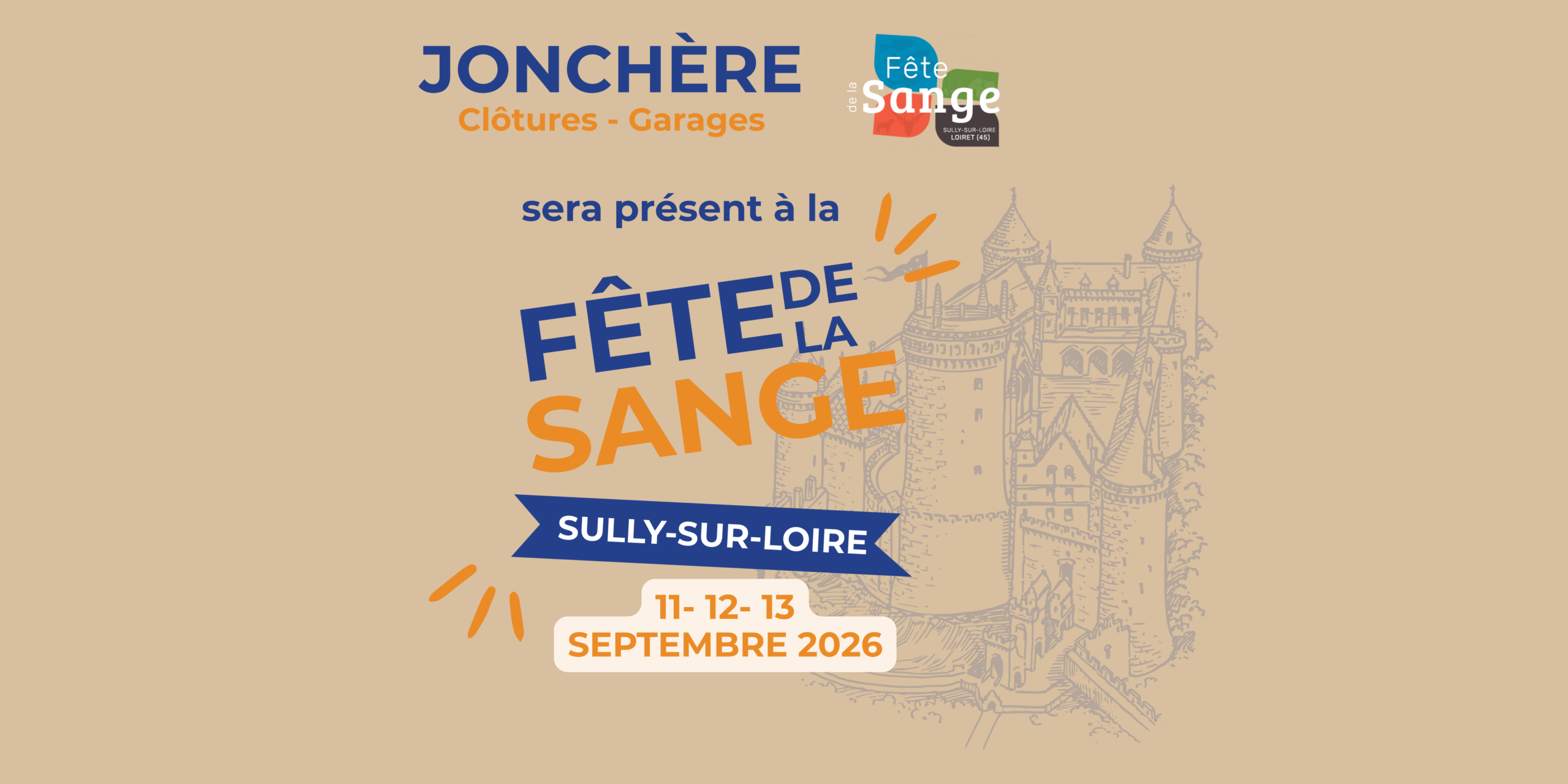 Jonchère sera présent à la Fête de la Sange